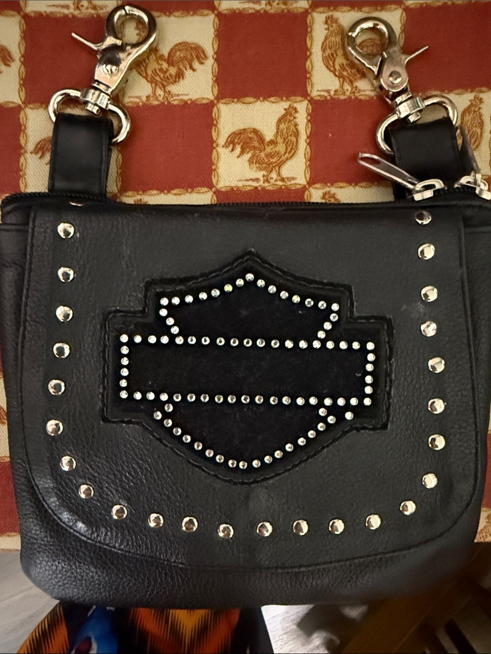 Black Studded Mini Crossbody Bag - Unbranded - Picture 12 of 15